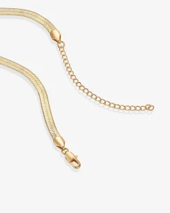 PAVOI Chains-Snake Chain Adjustable Necklace