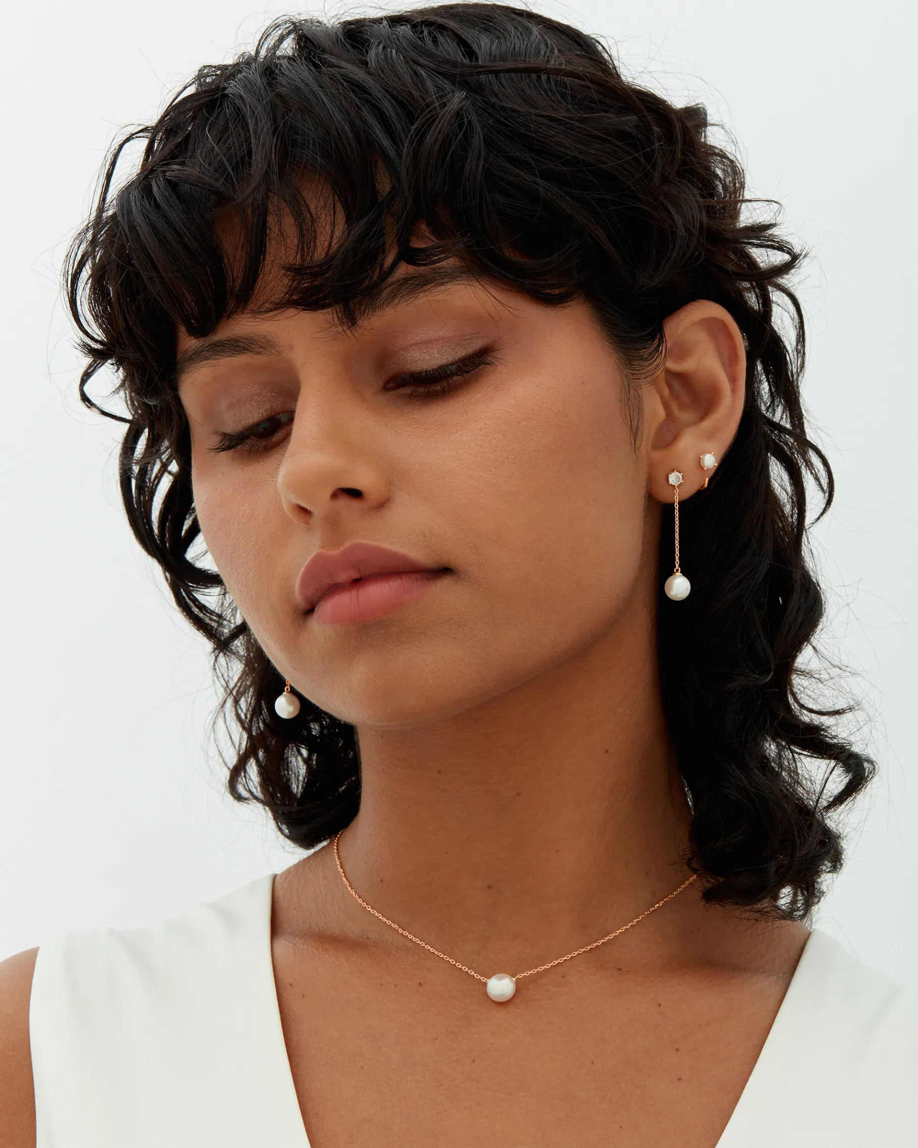 PAVOI Dangle & Threader|Studs-Sola Pearl Studs