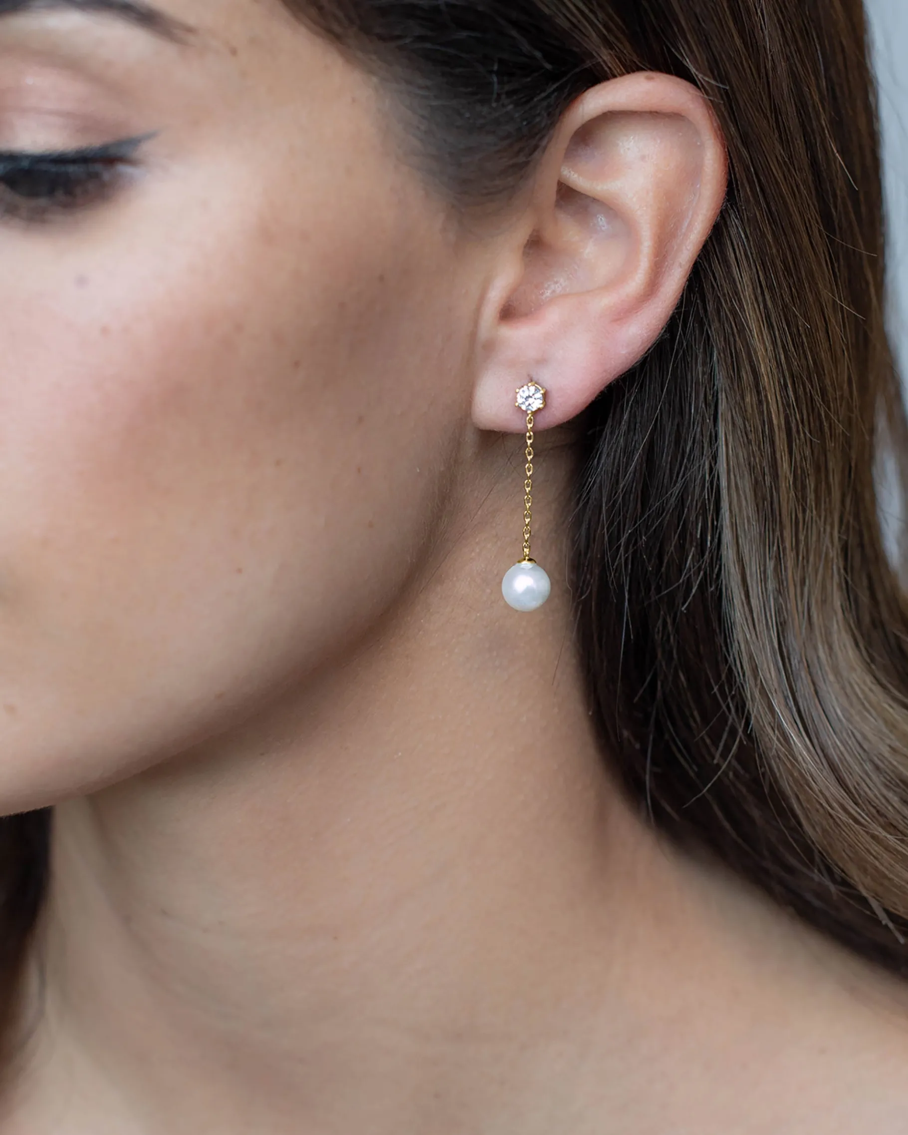 PAVOI Dangle & Threader|Studs-Sola Pearl Studs