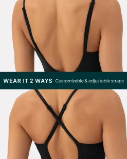 PAVOI Jumpsuits|Onesies-Spaghetti Strap Full-Length One Piece Workout Jumpsuit