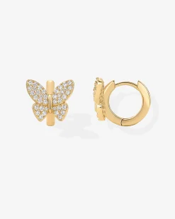 PAVOI Huggies-Sparkle Butterfly Huggies