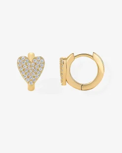 PAVOI Huggies-Sparkle Heart Huggies