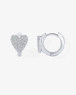 PAVOI Huggies-Sparkle Heart Huggies