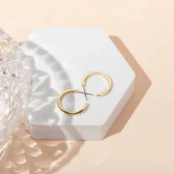 PAVOI Hoops-Square Edge Open Hoop