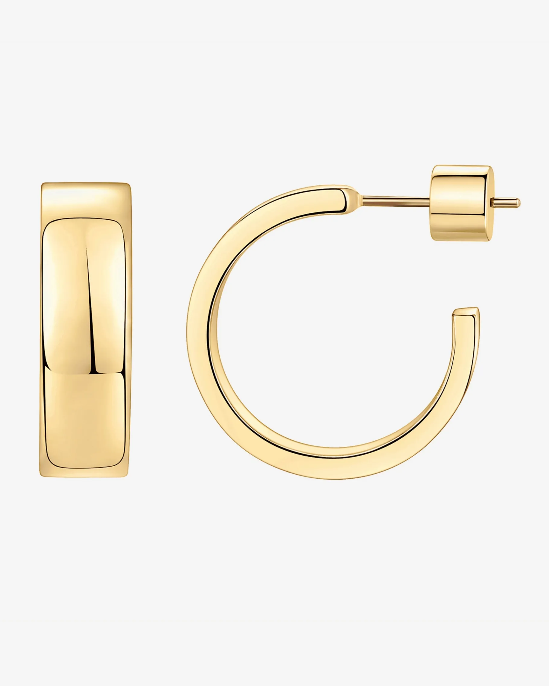 PAVOI Hoops-Squared Edge Hoops