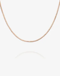 PAVOI Chains|Italian Chains-Stackable Mini Square Box Chain Necklace