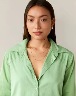 PAVOI Chains|Italian Chains-Stackable Mini Square Box Chain Necklace