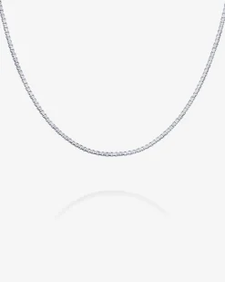 PAVOI Italian Chains|Chains-Stackable Thick Square Box Chain Necklace