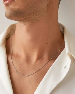 PAVOI Italian Chains|Chains-Stackable Thick Square Box Chain Necklace