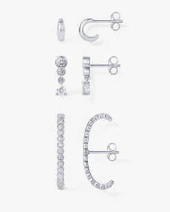 PAVOI Statement|Studs-Stacking Earring Multipack