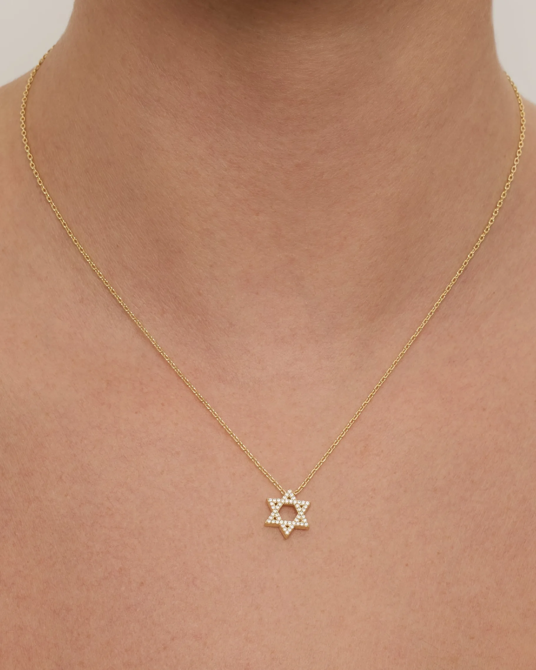 PAVOI Pendants-Star of David Pendant Necklace