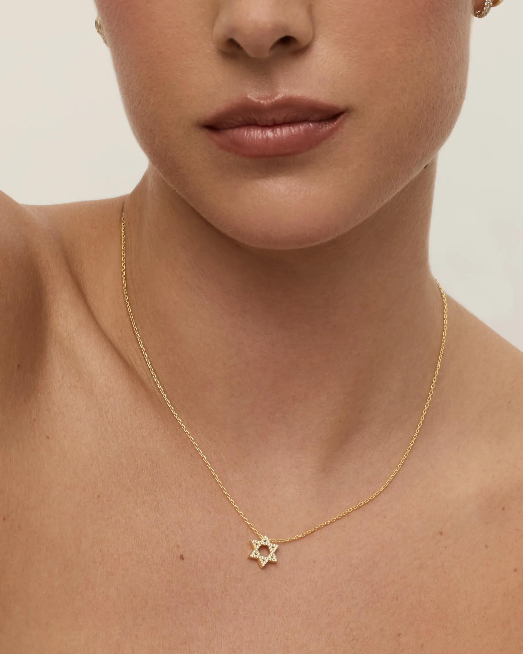 PAVOI Pendants-Star of David Pendant Necklace