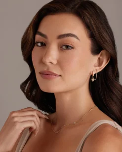 PAVOI Chain Earrings|Dangle & Threader-Starlight Chained Huggie Earrings
