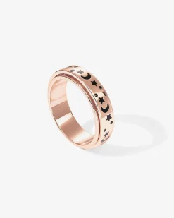 PAVOI Anxiety|Stackable-Starry Night Anxiety Ring