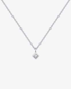 PAVOI Pendants|Chains-Statement Square Chain Princess Pendant