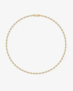 PAVOI Tennis-Station Tennis Necklace