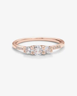 PAVOI Engagement|Eternity-3-Stone Engagement Ring