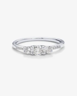 PAVOI Engagement|Eternity-3-Stone Engagement Ring