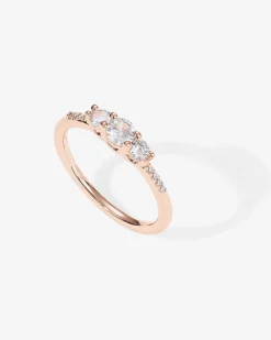 PAVOI Engagement|Eternity-3-Stone Engagement Ring