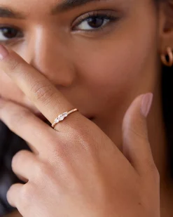 PAVOI Engagement|Eternity-3-Stone Engagement Ring