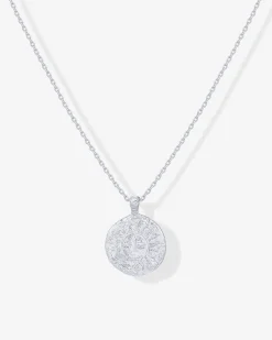 PAVOI Pendants-Sun-Moon Engraved Coin Pendant