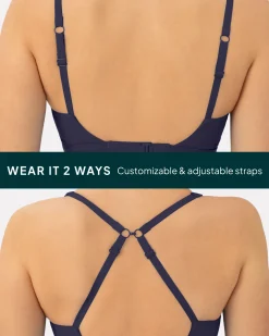 PAVOI High Support Bras|Bras-Supportive High-Support Padded Convertible Sports Bra