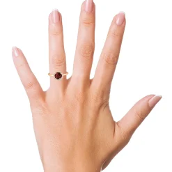 PAVOI Adjustable-Swarovski Crystal Birthstone Ring