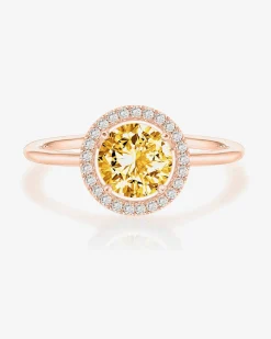 PAVOI Adjustable-Swarovski Crystal Birthstone Ring