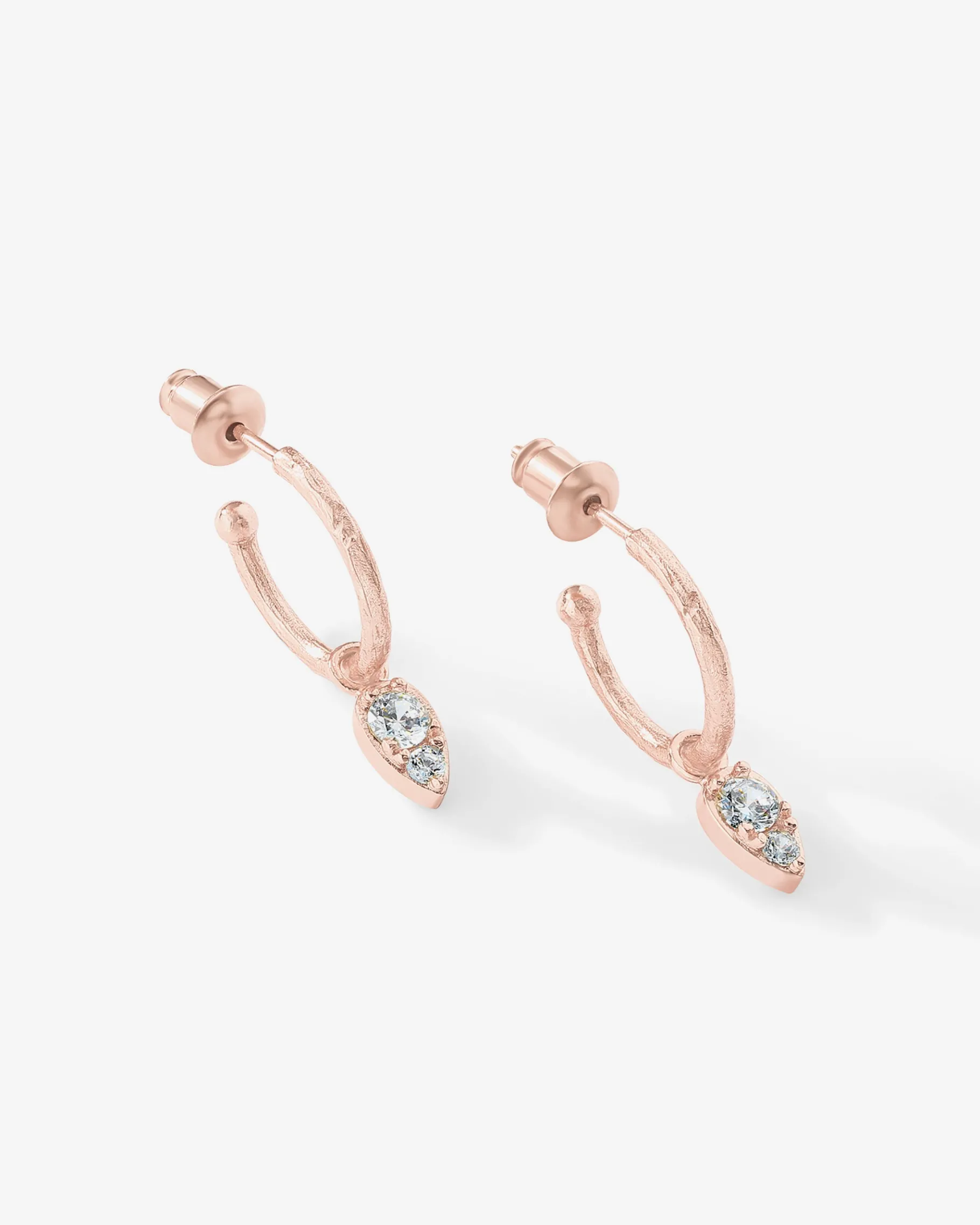 PAVOI Dangle & Threader|Hoops-Tear Drop Hoops