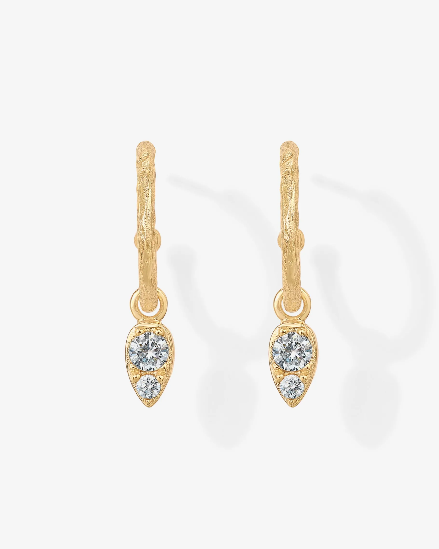 PAVOI Dangle & Threader|Hoops-Tear Drop Hoops