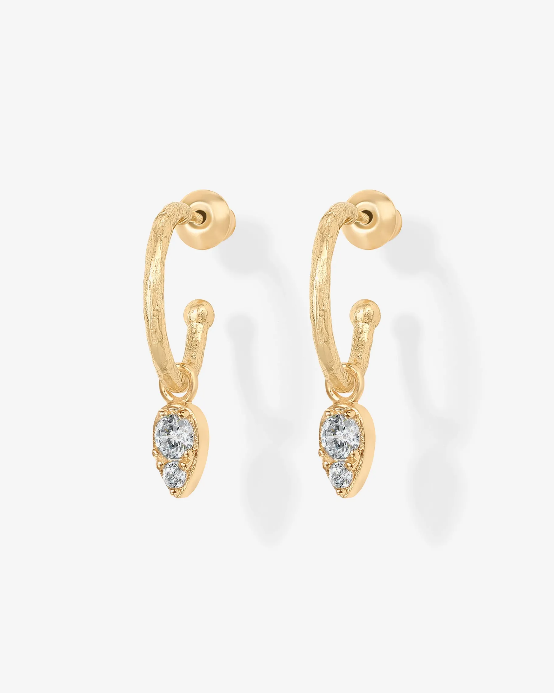 PAVOI Dangle & Threader|Hoops-Tear Drop Hoops