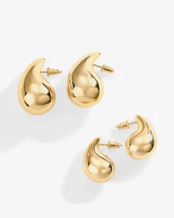 PAVOI Statement|Dangle & Threader-Teardrop Hoop Earrings
