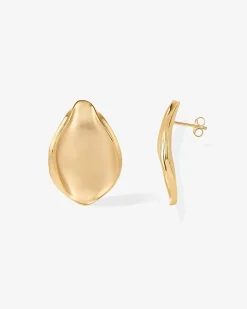 PAVOI Statement|Studs-Textured Teardrop Studs