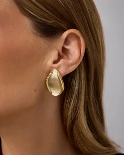 PAVOI Statement|Studs-Textured Teardrop Studs