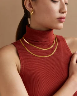 PAVOI Italian Chains|Chains-Thick Magic Flex Snake Necklace