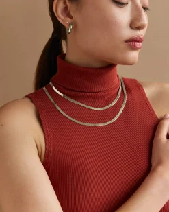 PAVOI Italian Chains|Chains-Thick Magic Flex Snake Necklace