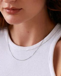 PAVOI Italian Chains|Chains-Thin Cable Chain Necklace