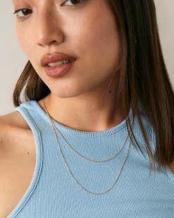 PAVOI Italian Chains|Chains-Thin Cable Chain Necklace