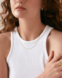 PAVOI Italian Chains|Chains-Thin Cable Chain Necklace