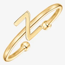 PAVOI Adjustable|Stackable-Thin Initial Ring