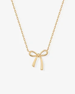 PAVOI Pendants-Tied Up Bow Necklace