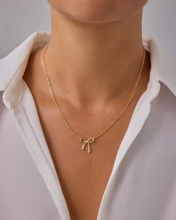 PAVOI Pendants-Tied Up Bow Necklace
