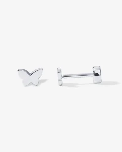 PAVOI Flat Backs|Studs-Tiny Butterfly Screw Back Studs