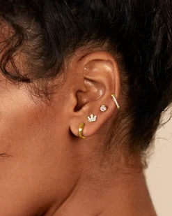 PAVOI Flat Backs|Studs-Tiny Crown Screw Back Studs
