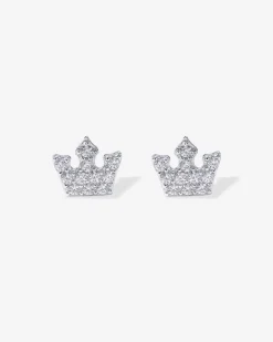 PAVOI Flat Backs|Studs-Tiny Crown Screw Back Studs