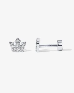 PAVOI Flat Backs|Studs-Tiny Crown Screw Back Studs