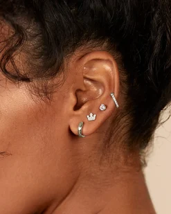 PAVOI Flat Backs|Studs-Tiny Crown Screw Back Studs