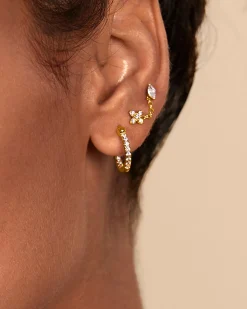 PAVOI Flat Backs|Studs-Tiny Flower Screw Back Stud