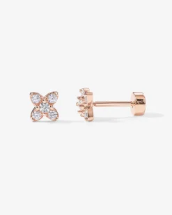 PAVOI Flat Backs|Studs-Tiny Flower Screw Back Stud