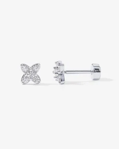 PAVOI Flat Backs|Studs-Tiny Flower Screw Back Stud